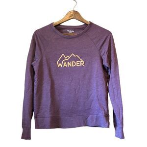 Columbia‎ Purple Pullover Long Sleeve Activewear Top Athletic Outdoors